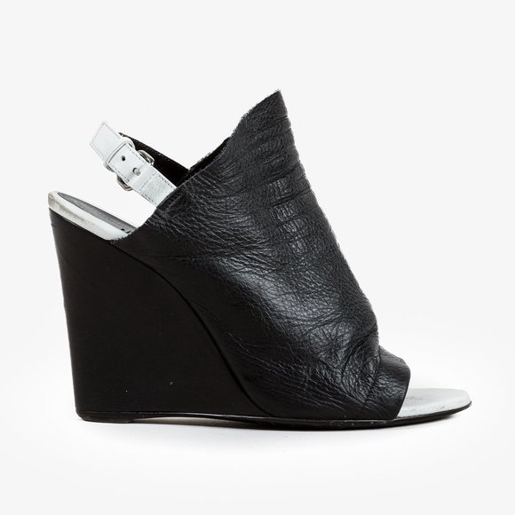 Balenciaga Veau Papier Wedge Sandal - Picture 1 of 10
